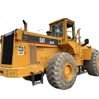 6тонная номинальная нагрузка CAT980F Подержанный колесный погрузчик с другим гидравлическим насосом и в хорошем состоянии
