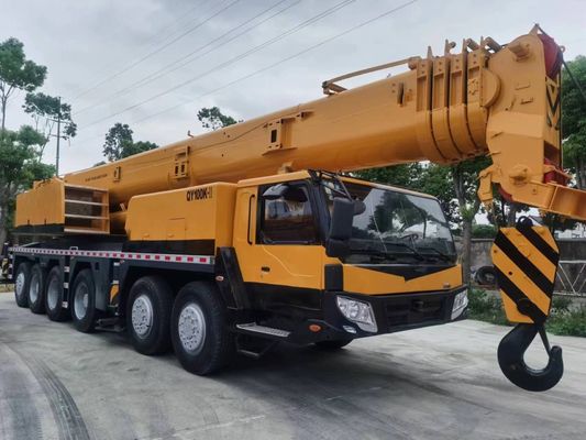 XCMG QY100 Мобильный кран для строительной техники, используемый с максимальной высотой подъема 25 м