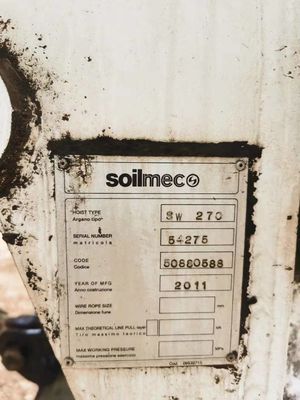 Диаметр бурения 2,5 м Soilmec SR-60 SR-65 SR-70 R-516 R-622 Ротационная установка изготовлена в Италии