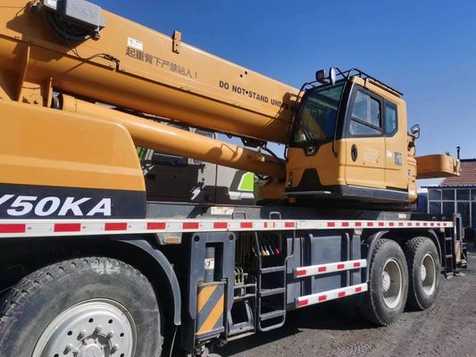 2019 год Подержанный грузовой кран QY50KA 50 тонн Номинальная грузоподъемность для универсальных применений