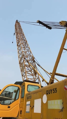 Использованный XCMG 55T 80T QUY55 QUY50-II QUY80 ползучий кран с максимальной высотой подъема 50 м