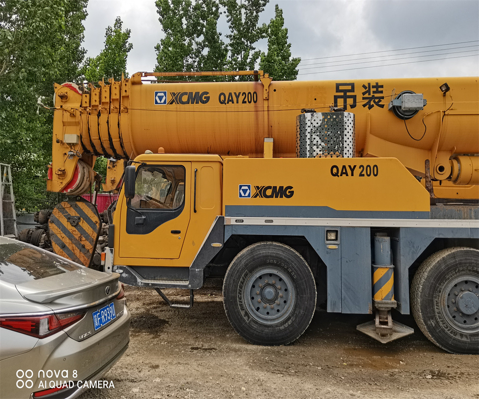 XCMG QY25K5C QY25K5D QY50KC QY70KC QY100K-II QY130K QY160K Использованный мобильный кран с двигателем HINO