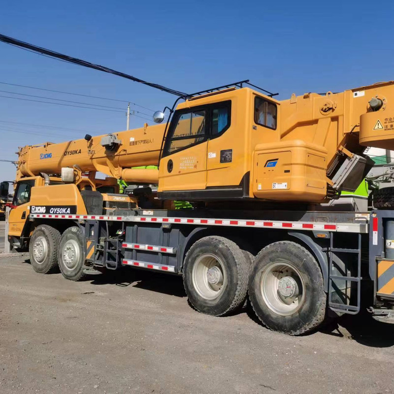 2019 год Подержанный грузовой кран QY50KA 50 тонн Номинальная грузоподъемность для универсальных применений