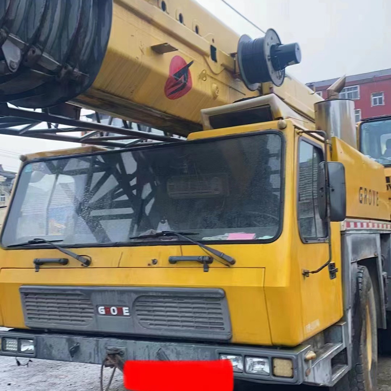 ТРУКК КРАН США Сделал Гроув 9130E 120T грубых грунтовых крана с гидравлическим насосом Викерс