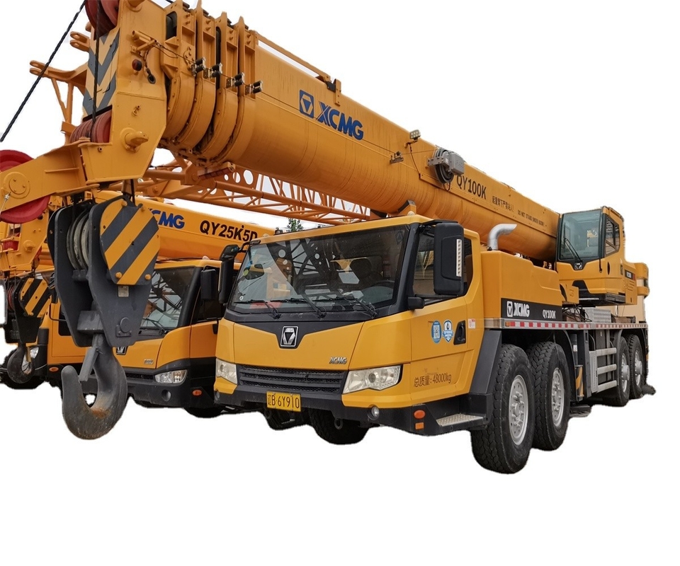 Мобильный кран 70T XCMG QY75K Подержанный грузовик кран с гидравлическим цилиндром и клапаном Liyuan